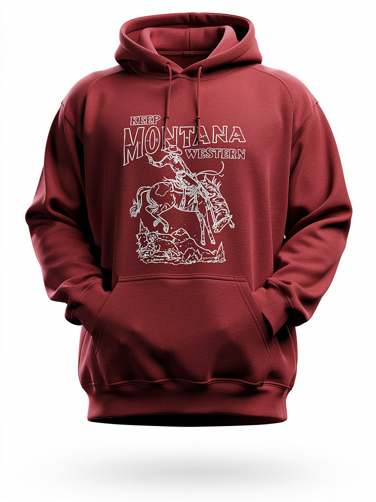 Hoodie With Outline Logo