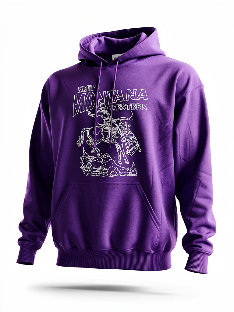Hoodie With Outline Logo